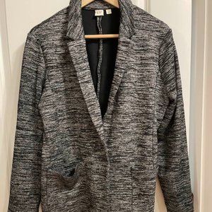 NWOT GAP Soft Gray One Button Blazer Jacket, Size Medium